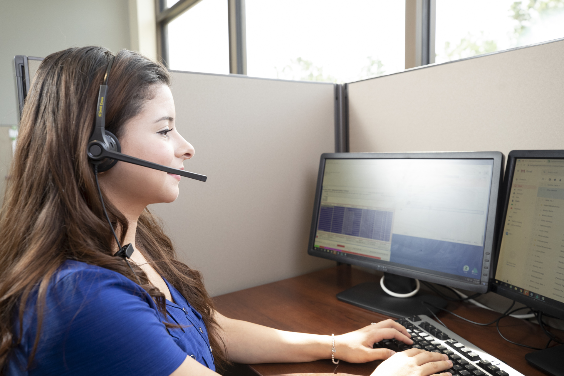 Westpark Communications Woman Taking Client